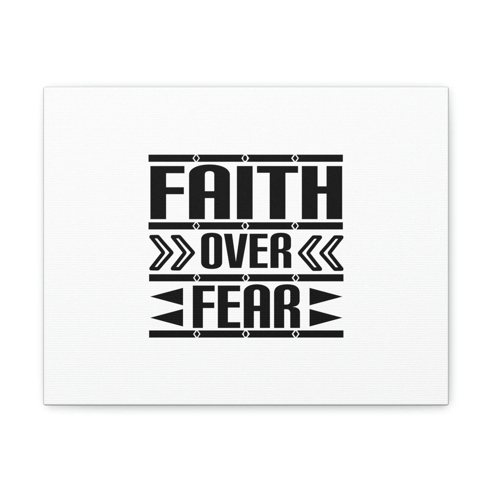 Scripture Walls Faith Over Fear Mark 4:40 Arrow White Christian Wall Art Bible